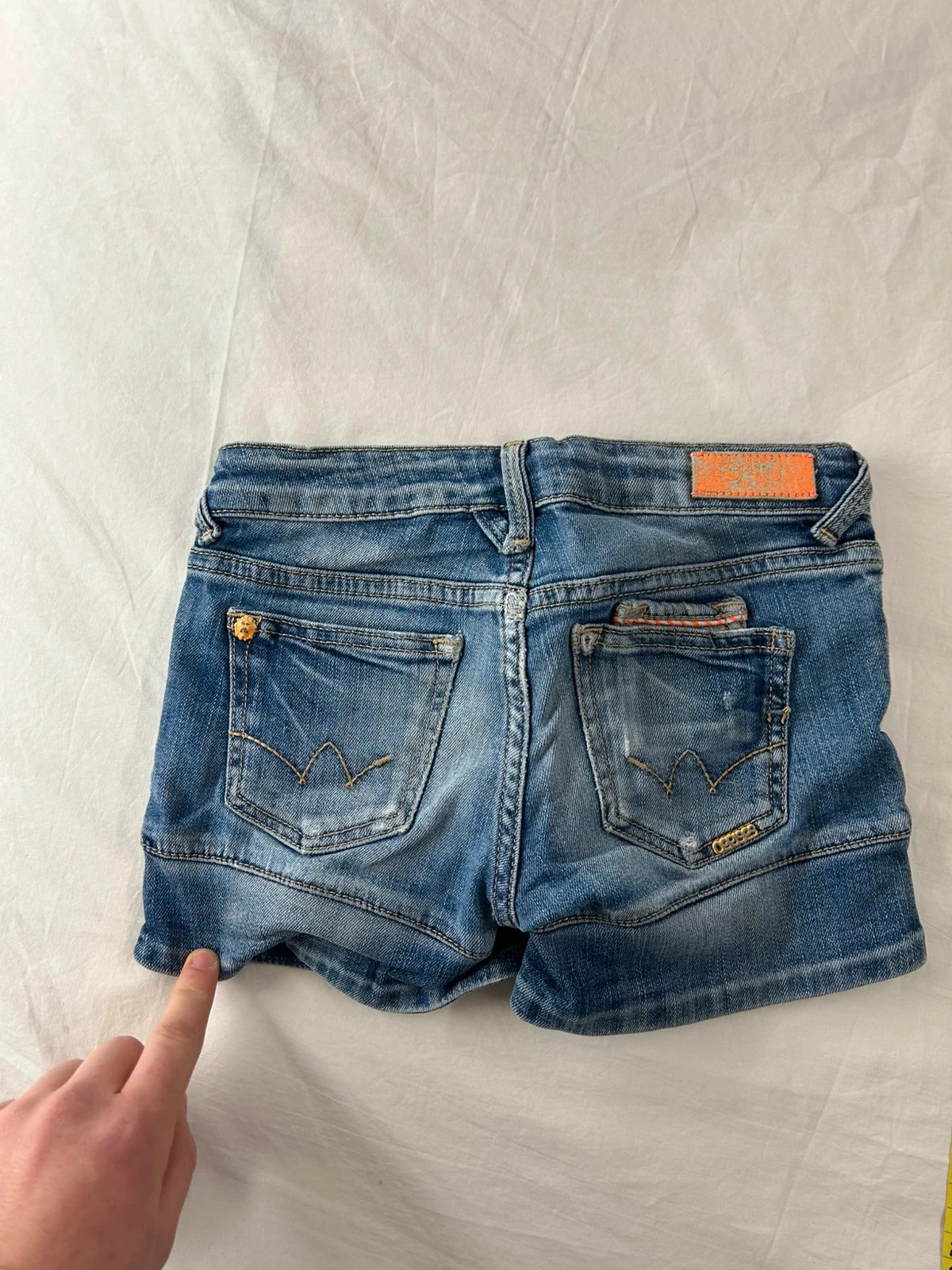 Vintage denim shorts Le Temps des Cerises – photo 10